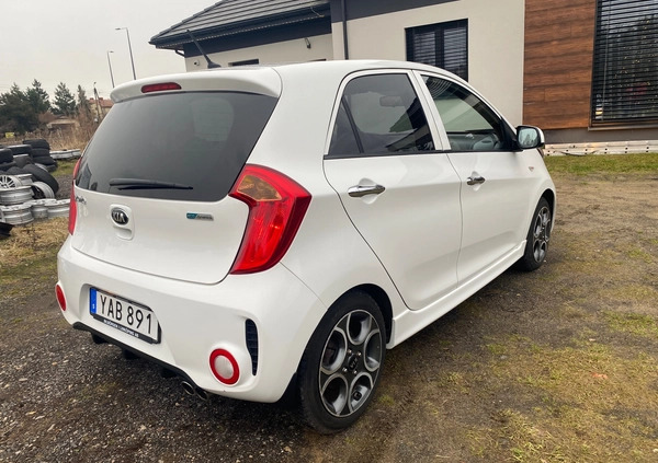 Kia Picanto cena 29900 przebieg: 75000, rok produkcji 2015 z Koziegłowy małe 379